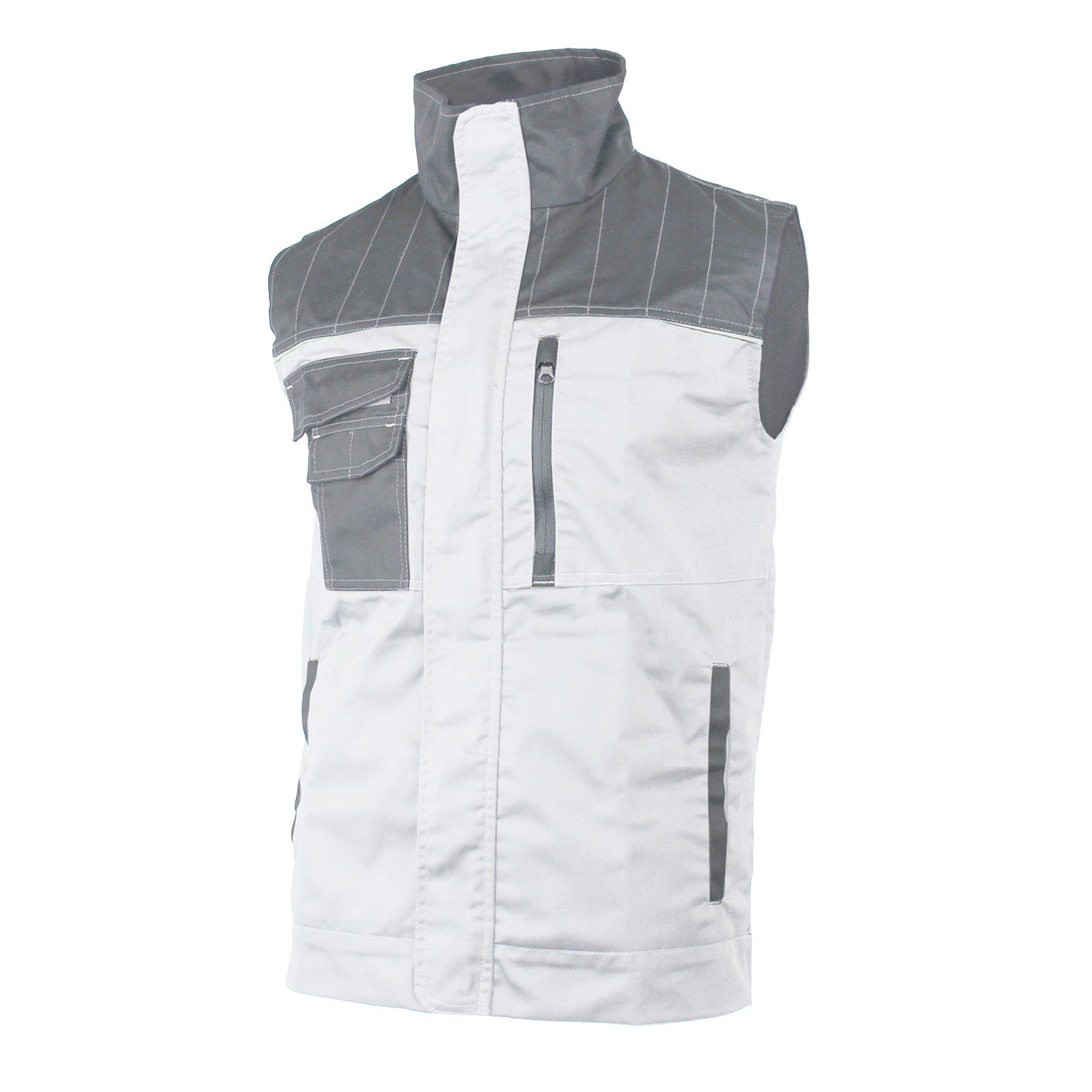 8NORTGW_north_tech_work_vest_white
